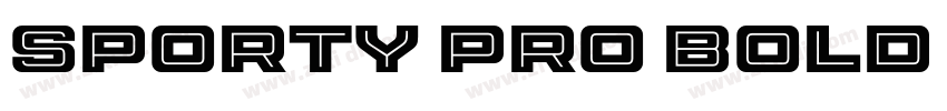 Sporty Pro Bold XP字体转换 Sporty Pro Bold XP字体转换
